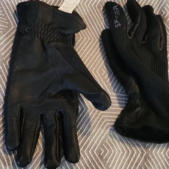 Spyder Black Gloves - Picture 5 of 6